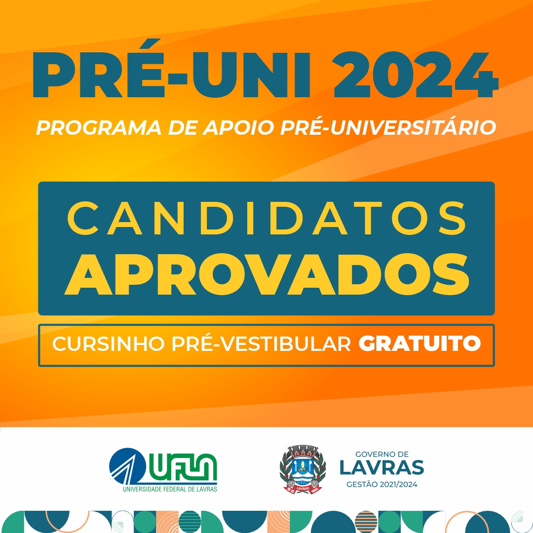 Candidatos Aprovados Para O Cursinho Pré Vestibular Pré Uni 2024